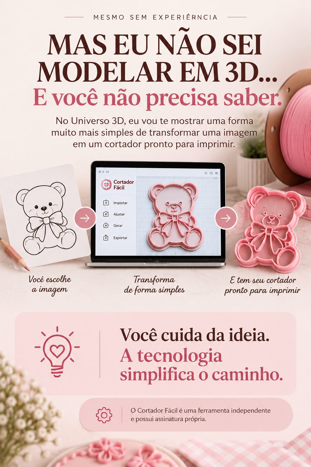 Universo 3D para Confeiteiras